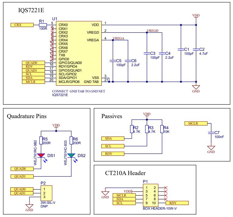 Schematic - Azoteq IQS7221EEV02-S Evaluation Kit Schematic - Azoteq IQS7221EEV02-S Evaluation Kit