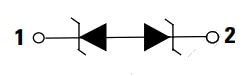 Block Diagram - Littelfuse AQW05C/SDW05C-01FTG Bidirectional TVS Diodes
