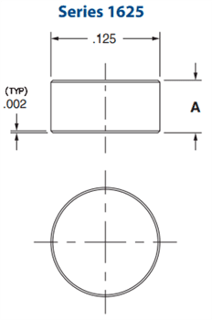 Mechanical Drawing - Mill-Max Low-Profile Target Discs