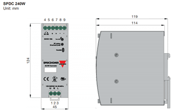 Carlo Gavazzi SPDM Economical Slimline Power Supplies
