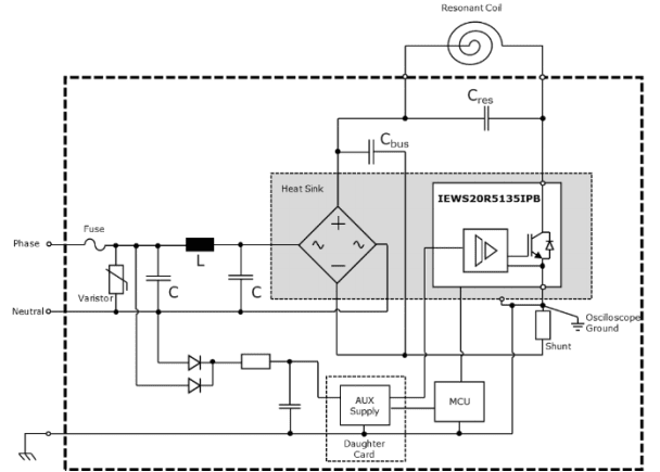 Schematic - Infineon Technologies EVALIHR5IPBAV1 Evaluation Board