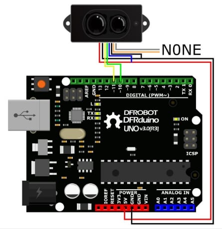 Schematic - DFRobot SEN0413 TOF IR Distance Sensor