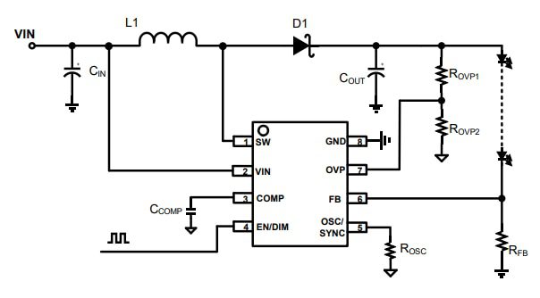 Monolithic Power Systems (MPS) MPQ3362 Boost LED Driver
