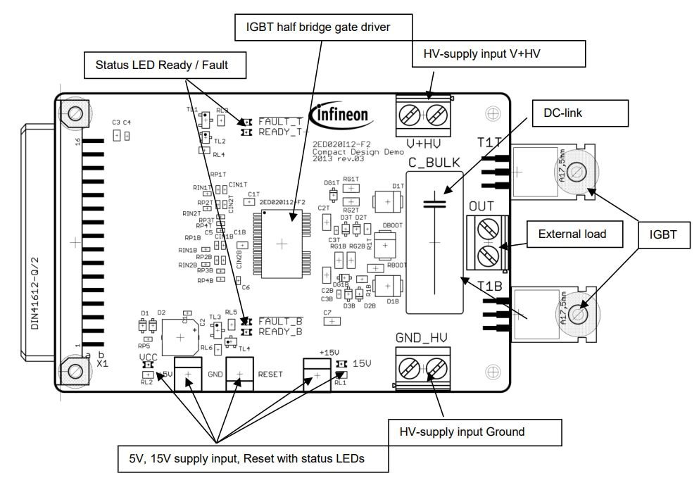 Infineon Technologies 2ED020I12FA Evaluation Kit