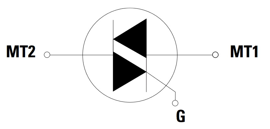Schematic - Littelfuse QJxx25xHx  Alternistor Triac Thyristors