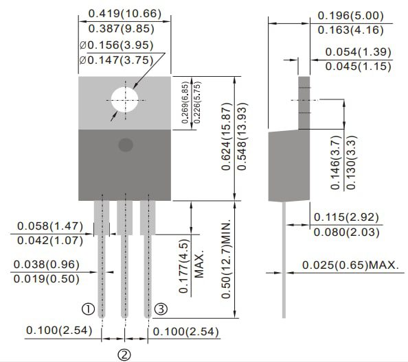 PANJIT STRx0100 Low VF Schottky Barrier Rectifiers