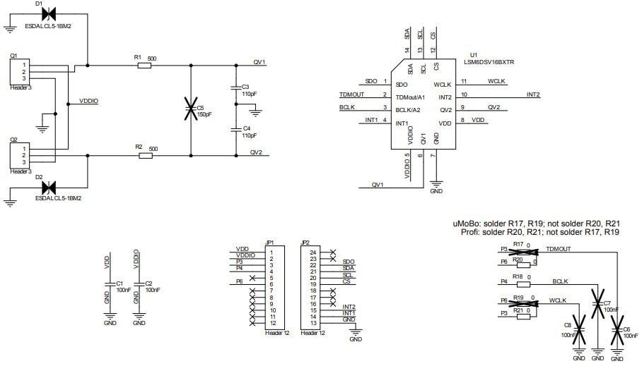 Schematic - STMicroelectronics STEVAL-MKI234KA Evaluation Kit