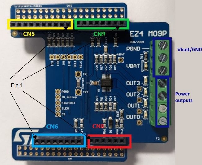 STMicroelectronics VNQ9080AJ Evaluation Board