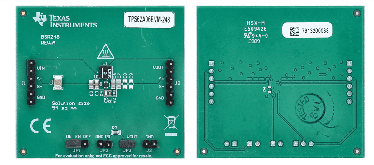Texas Instruments TPS62A06EVM-248 Evaluation Module
