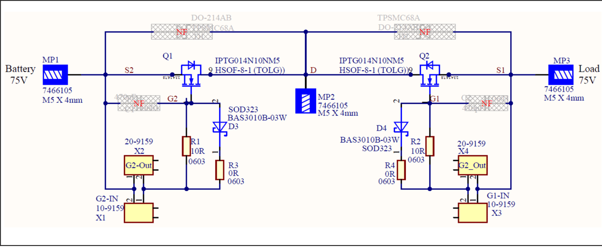 Schematic - Infineon Technologies EVAL_BDPS_DD_TOLG Evaluation Board