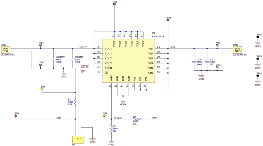 Schematic - Kinetic Technologies KTS1697A Evaluation Kit