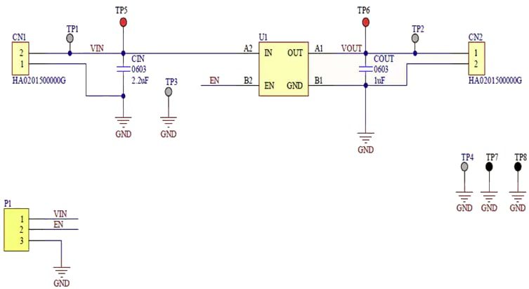 Schematic - Kinetic Technologies KTS1601 Evaluation Kit
