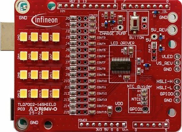 Infineon Technologies TLD7002 LED Development Tools