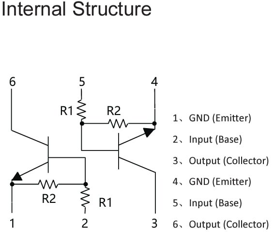 Micro Commercial Components (MCC) UMH9NHE3 Dual NPN Digital Transistor