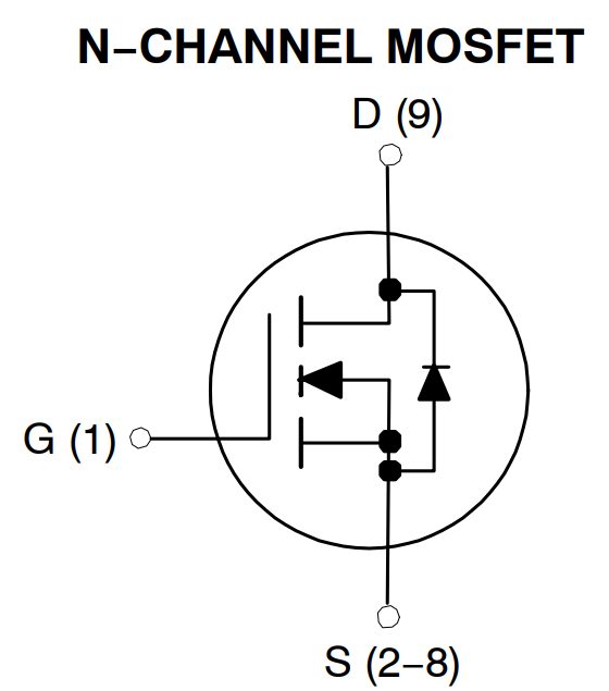 Application Circuit Diagram - onsemi NTBLS0D8N08X 80V Single N-Channel MOSFET