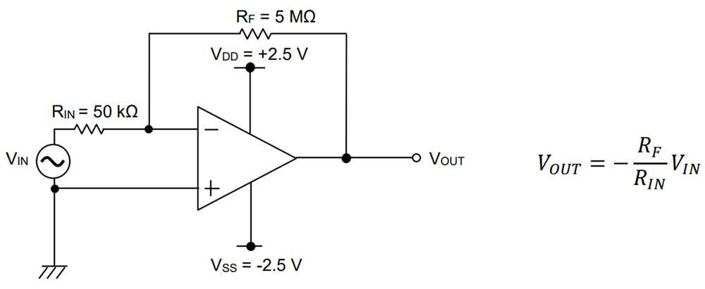 Application Circuit Diagram - ROHM Semiconductor LMR1901YG-M Automotive CMOS Operational Amplifiers