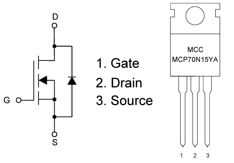 Micro Commercial Components (MCC) MCP70N N-Channel MOSFETs