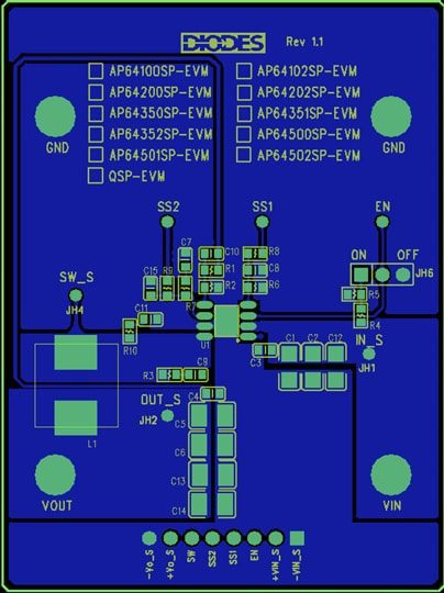 Diodes Incorporated AP64102 Evaluation Board Diodes Incorporated AP64102 Evaluation Board