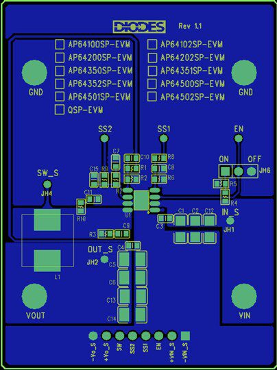 Diodes Incorporated AP64102 Evaluation Board