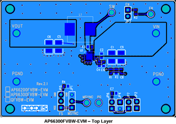 Diodes Incorporated AP66300 Evaluation Board