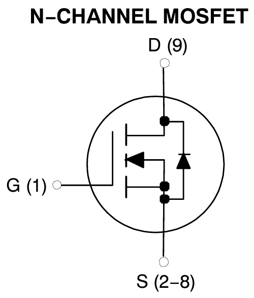Application Circuit Diagram - onsemi NVBLS0D8N08X Single N-Channel Power MOSFETs