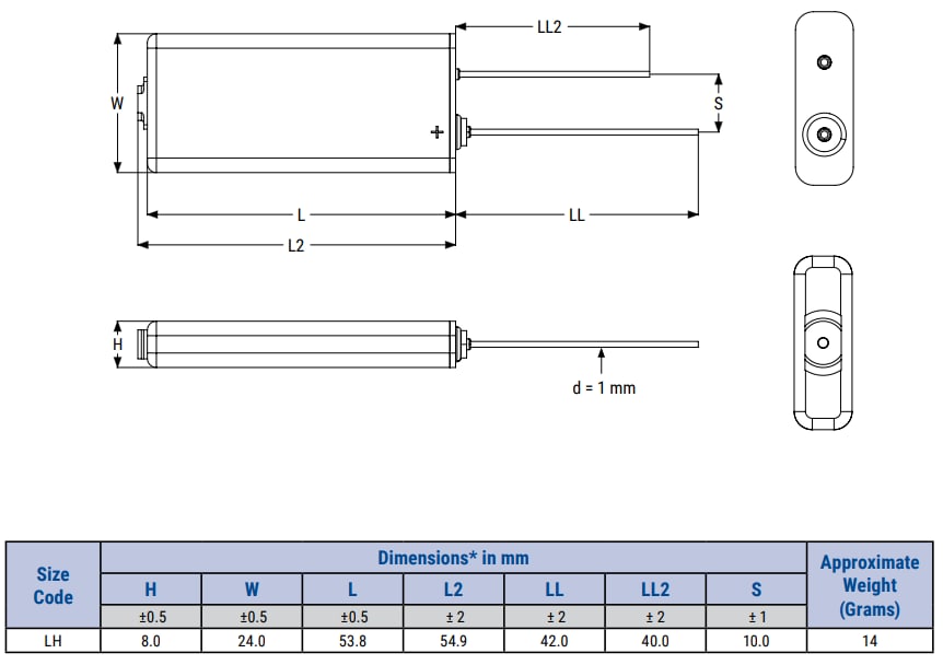 KEMET Rectangular Aluminum Polymer Capacitor