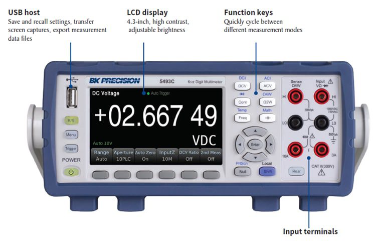 B&K Precision 5490C Digital Bench Multimeters