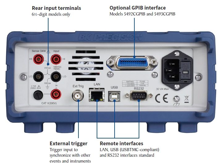 B&K Precision 5490C Digital Bench Multimeters