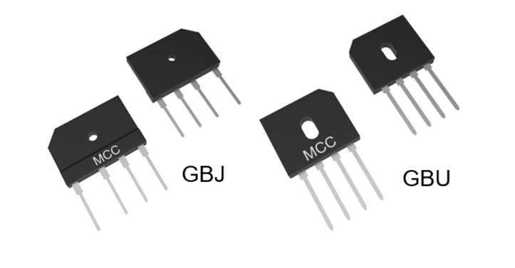 Micro Commercial Components (MCC) 600V & 800V Planar Low Vf Bridge Rectifiers