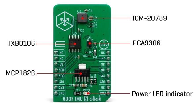 Mikroe 6DOF IMU 5 Click