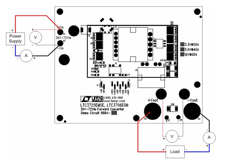 Application Circuit Diagram - Analog Devices Inc. DC2888A Demo Boards