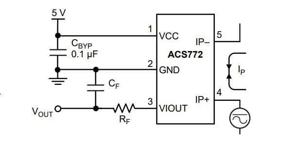 Allegro MicroSystems ACS772 200kHz Automotive Current Sensor ICs