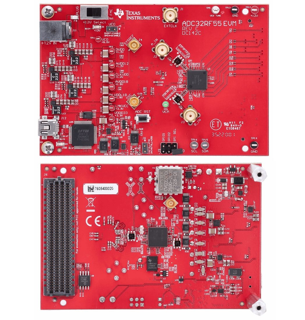 Texas Instruments ADC32RF55EVM Evaluation Module