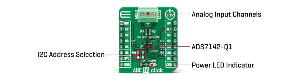 Mikroe ADC 16 Click