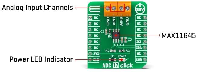 Mikroe ADC 17 Click