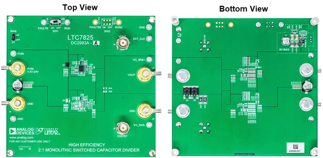 Mechanical Drawing - Analog Devices Inc. DC2993A-A/DC2993A-B Demo Circuits