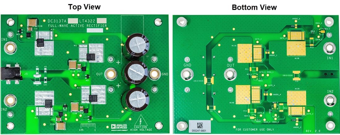 Mechanical Drawing - Analog Devices Inc. DC3117A/DC3137A LT4322 Demonstration Circuits