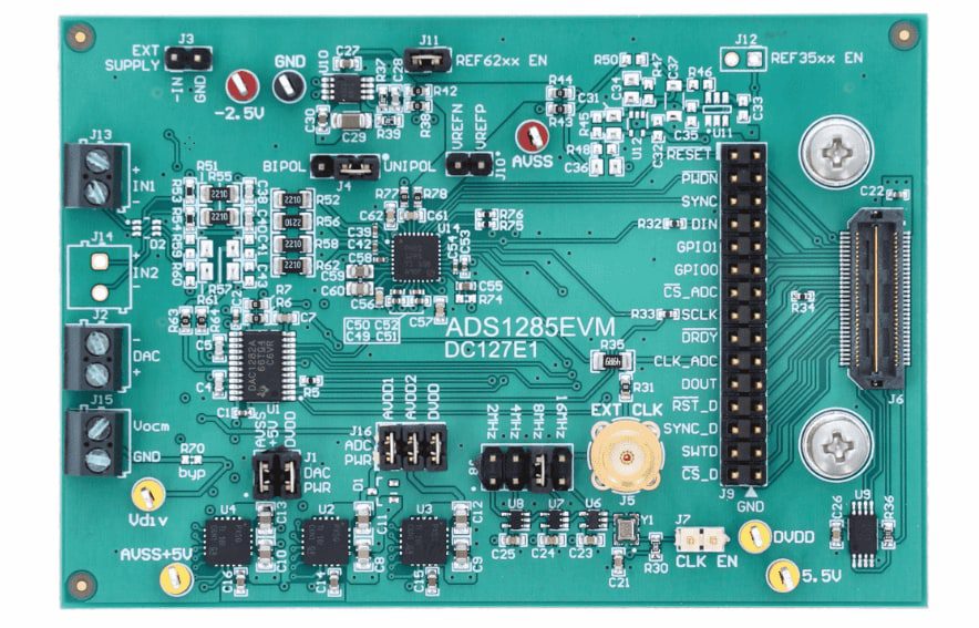 Location Circuit - Texas Instruments ADS1285EVM-PDK Demonstration Kit