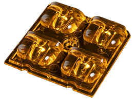 Ledil AMBER-2X2 LED Lighting Lenses
