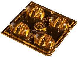 Ledil AMBER-2X2 LED Lighting Lenses