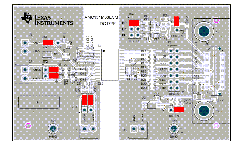 Application Circuit Diagram - Texas Instruments AMC131M03EVM Performance Demonstration Kit (PDK)