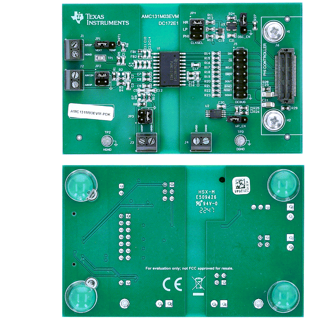Texas Instruments AMC131M03EVM Performance Demonstration Kit (PDK)