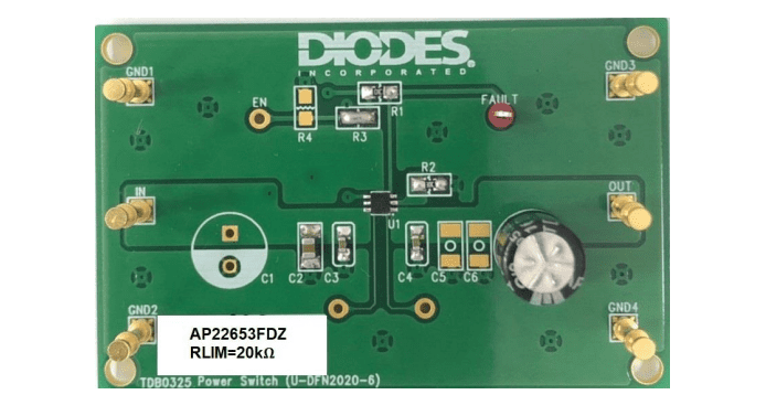 Diodes Incorporated AP22653FDZ-EVM Evaluation Module