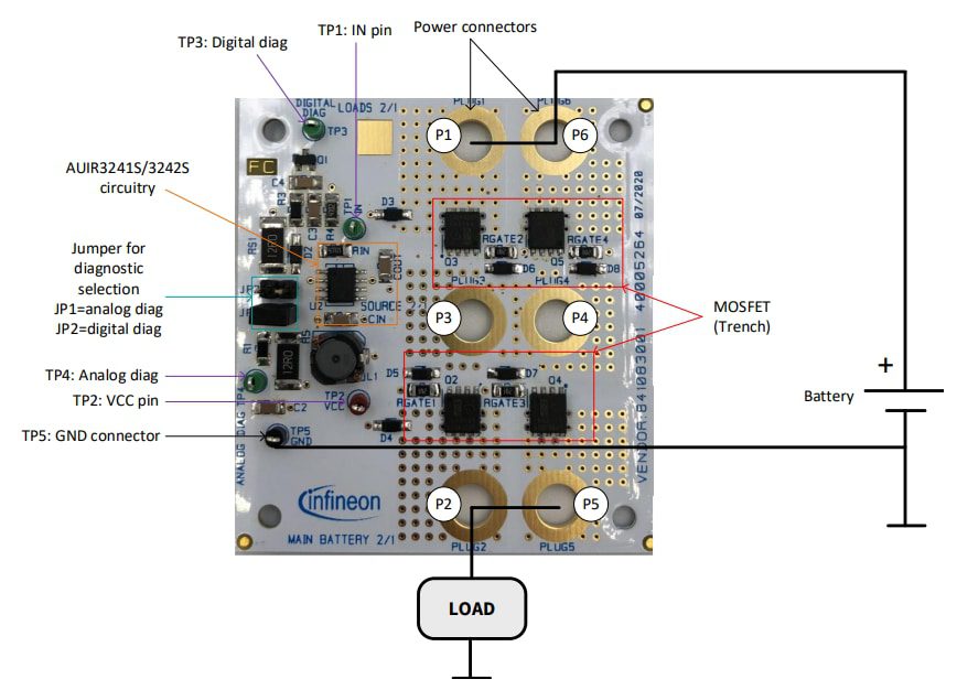 Infineon Technologies AUIR3242S 12V Back to Back Board