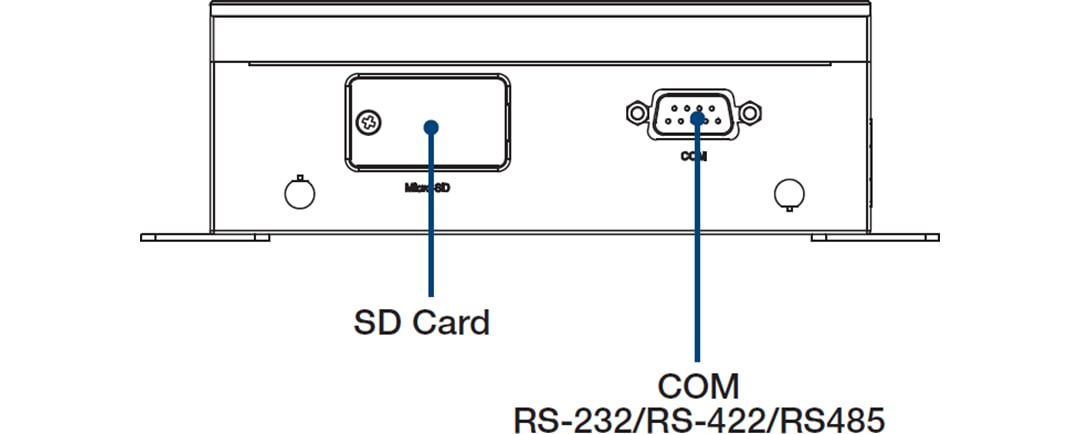 Mechanical Drawing - Advantech MIC-710A1 AI Inference System