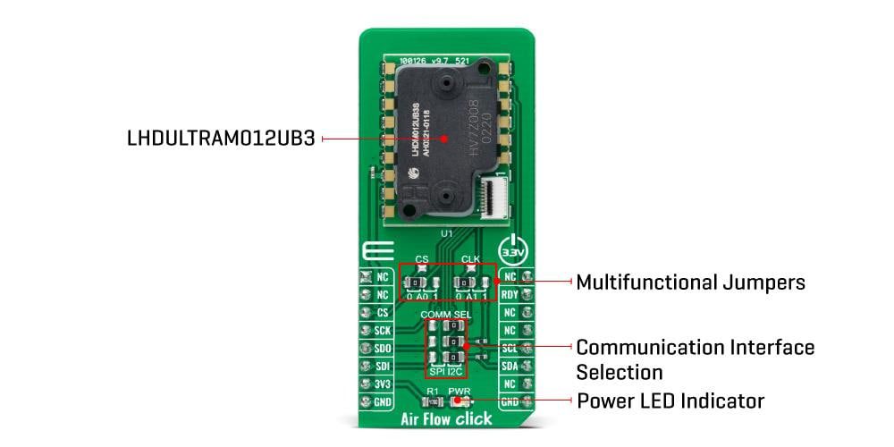 Mikroe Air Flow Click