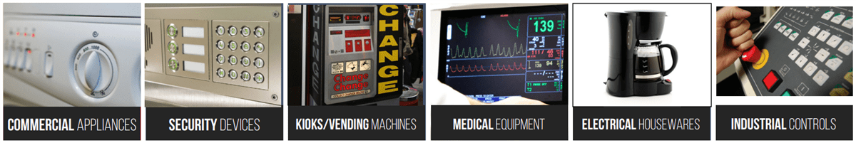 E-Switch PB66 Pushbutton Switches