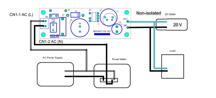 Location Circuit - ROHM Semiconductor BM2PAB1Y Evaluation Board