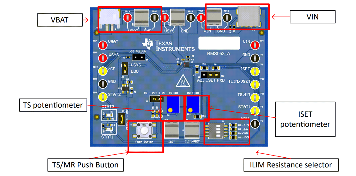 Texas Instruments BQ25185EVM Evaluation Module