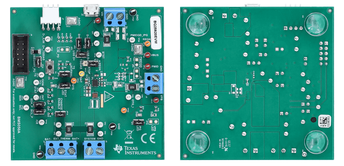 Texas Instruments bq25620EVM/bq25622EVM Evaluation Modules